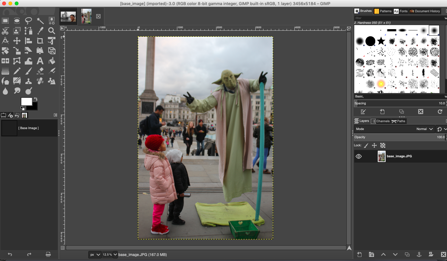 Kids in Trafalgar Square